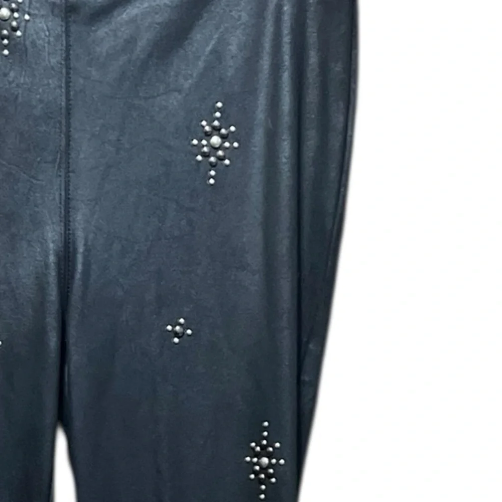 Free People Embellished Vegan‎ Skinny Pant in Black Size 28